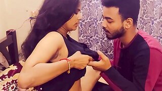 Homemade video of an Indian unreserved being fucked by will not hear of lover