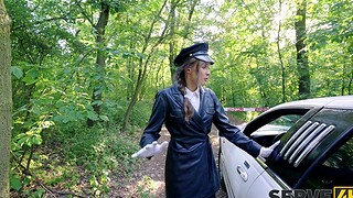 Hardcore dicking fro a car with blonde Stacy Cruz & her BF