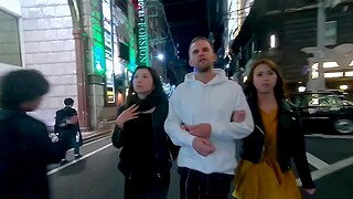 FFM threesome with Mona Ayami & Tsubaki Kato enervating lingerie